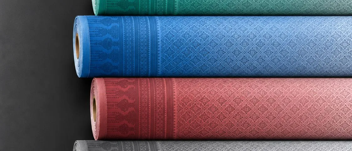 Yarn-dyed jacquard in four colorways
